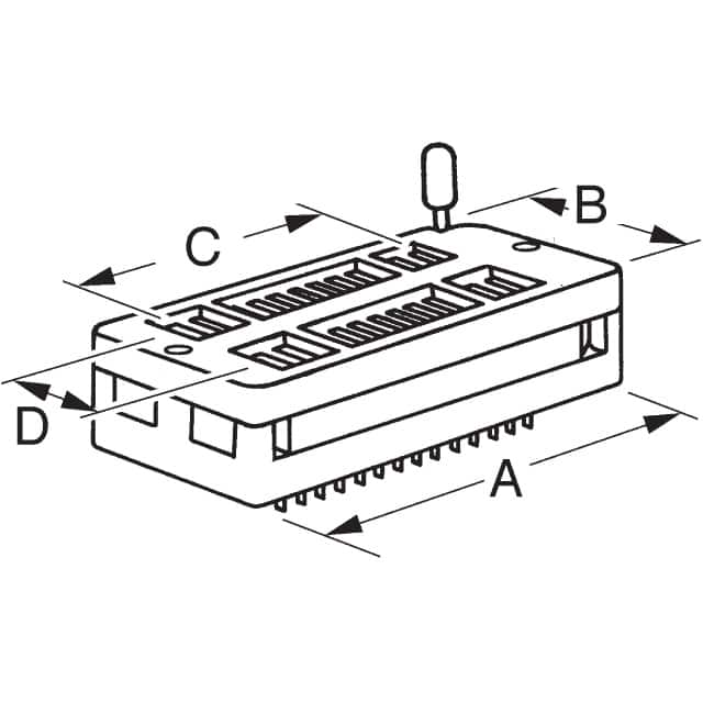 264-4493-00-0602J 3M  IC-Sockel
